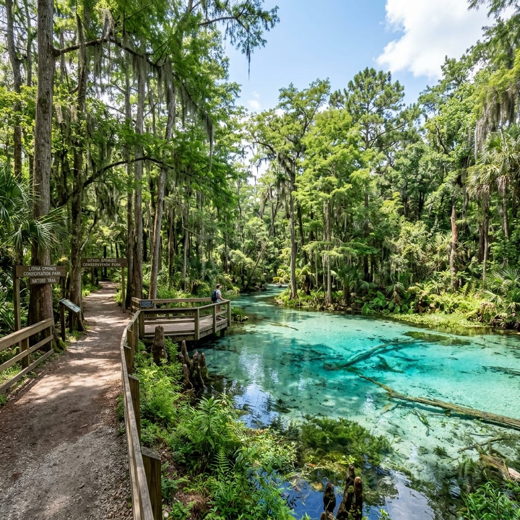 Residential neighborhood in Lithia, FL